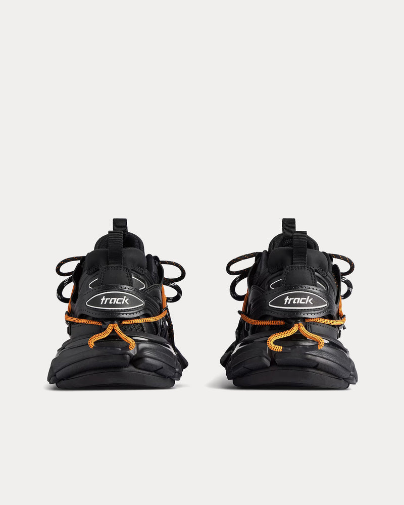 Balenciaga Track Trail Laces Black / Orange Low Top Sneakers - 4