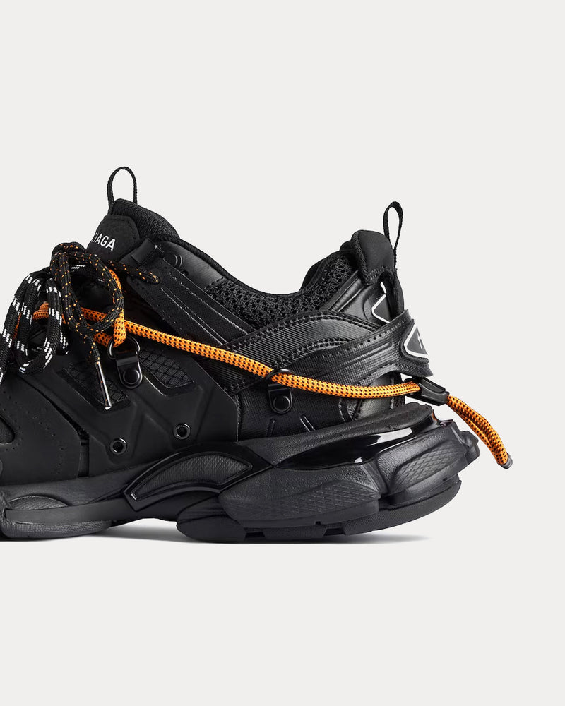 Balenciaga Track Trail Laces Black / Orange Low Top Sneakers - 5