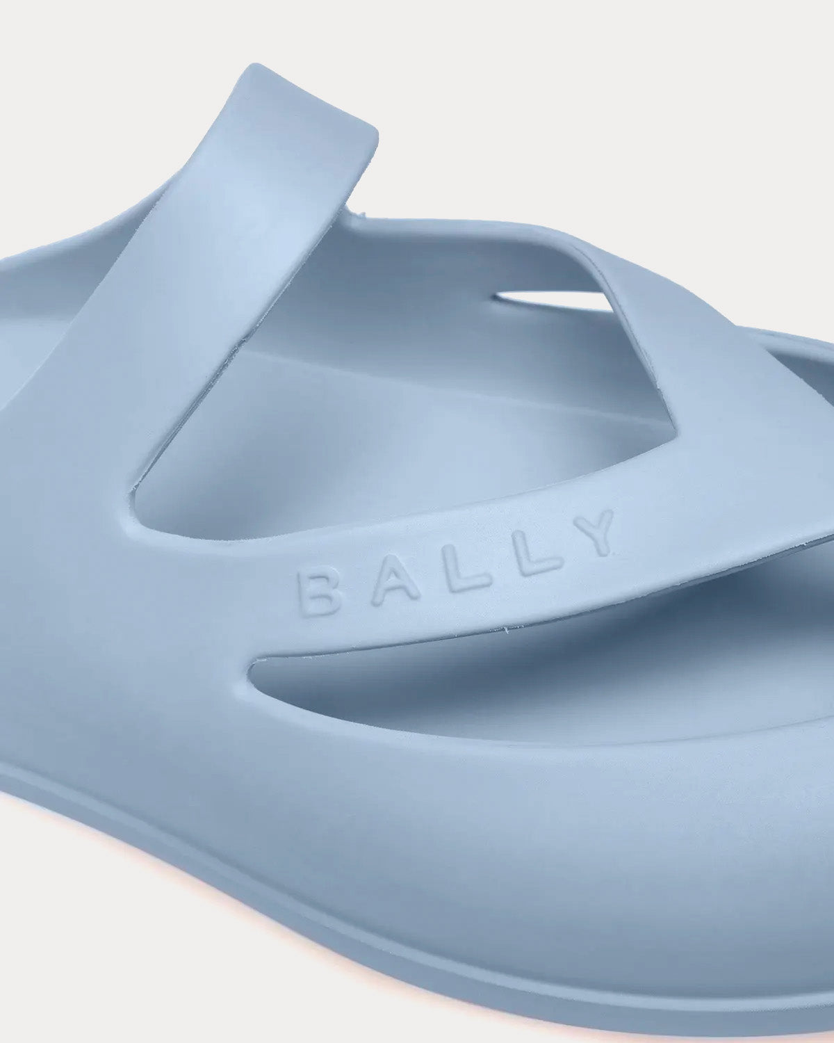 Bally Oaks Rubber Blue Slide Sandals - 4