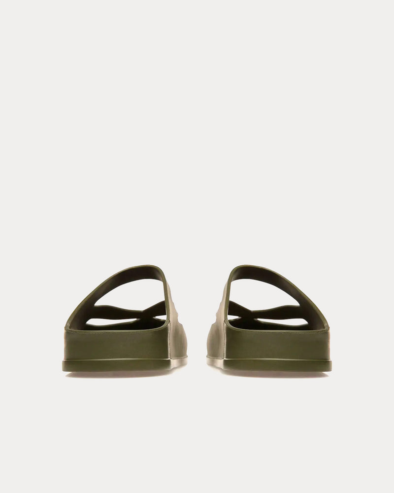 Bally Oaks Rubber Green Slide Sandals - 3