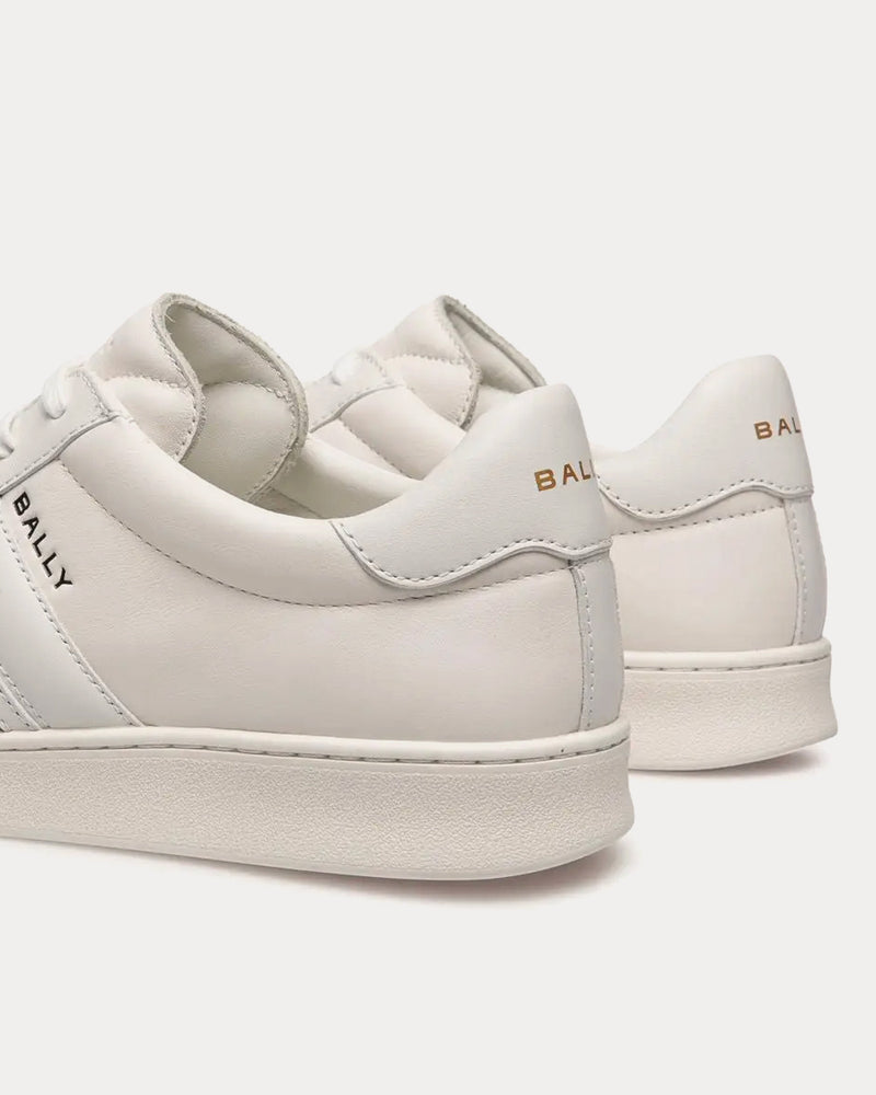 Bally Tennis Leather White Low Top Sneakers - 2