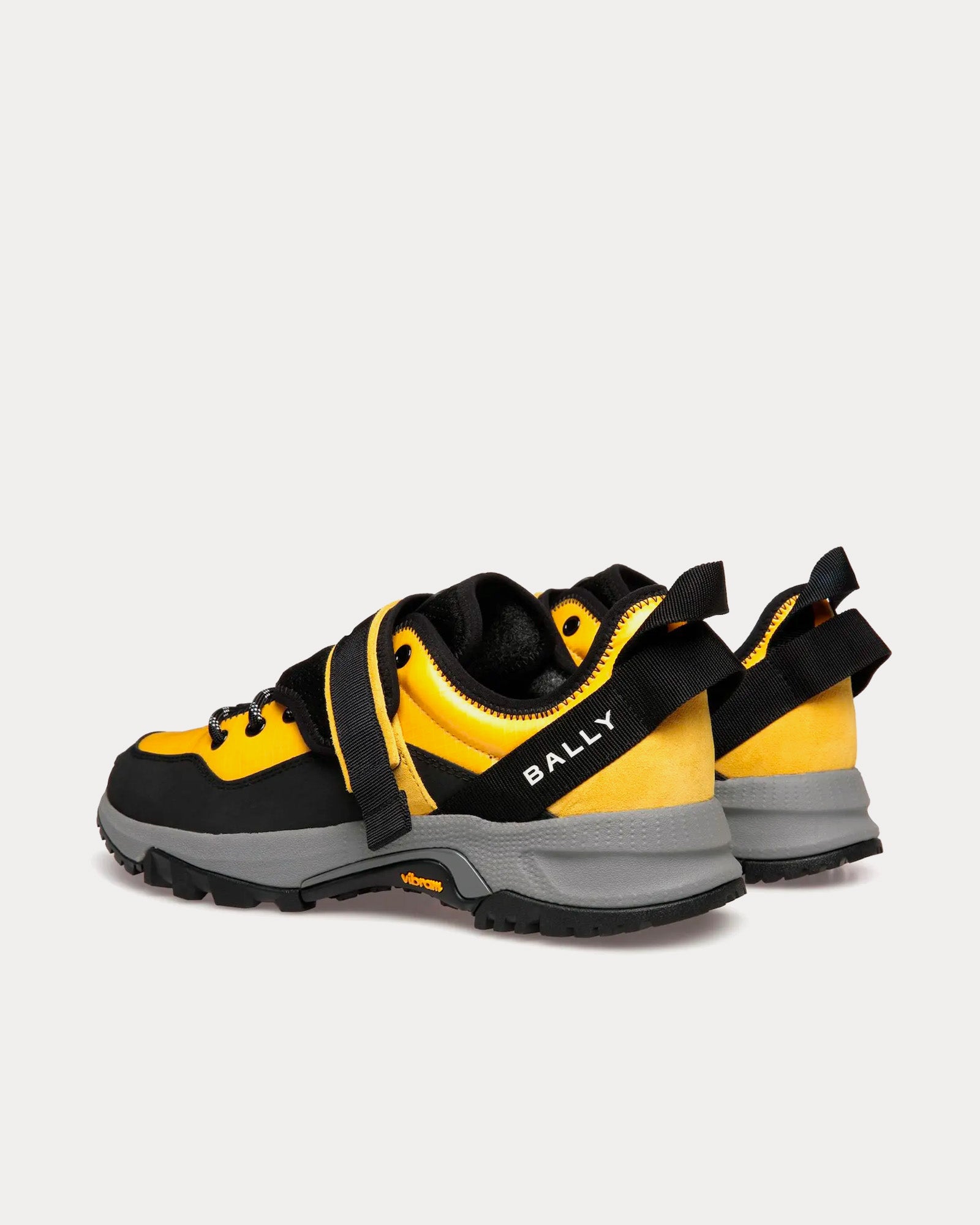 Bally Fast Nylon Yellow / Black Low Top Sneakers - 3