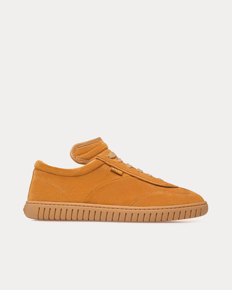 Bally Player Suede Desert / Amber Low Top Sneakers - 1