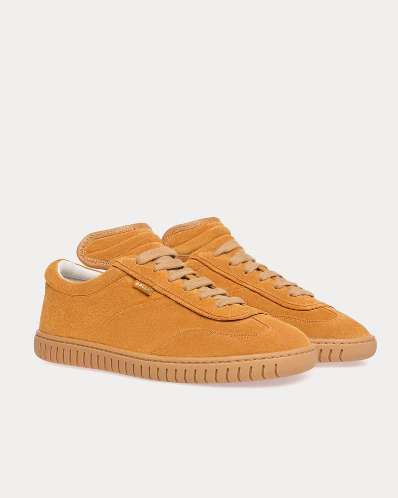 Bally Player Suede Desert / Amber Low Top Sneakers - 3