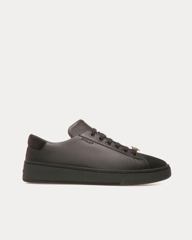 Bally Raise Leather Black Low Top Sneakers