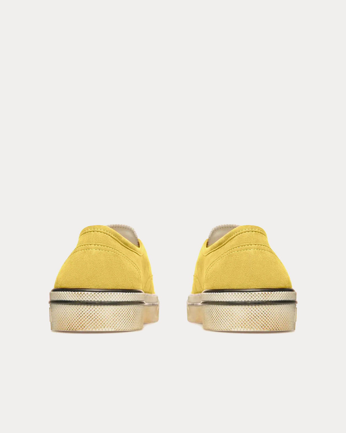 Bally Santa Ana Suede Yellow Low Top Sneakers Sneak in Peace