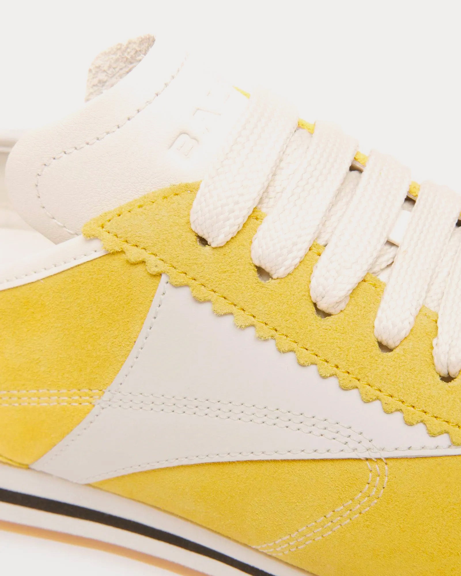 Bally Sussex Leather Yellow / White Low Top Sneakers - 4