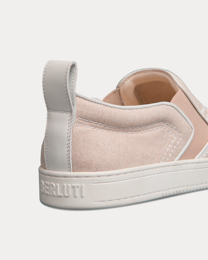 Berluti Playtime Cotton Beige Slip On Sneakers - 3