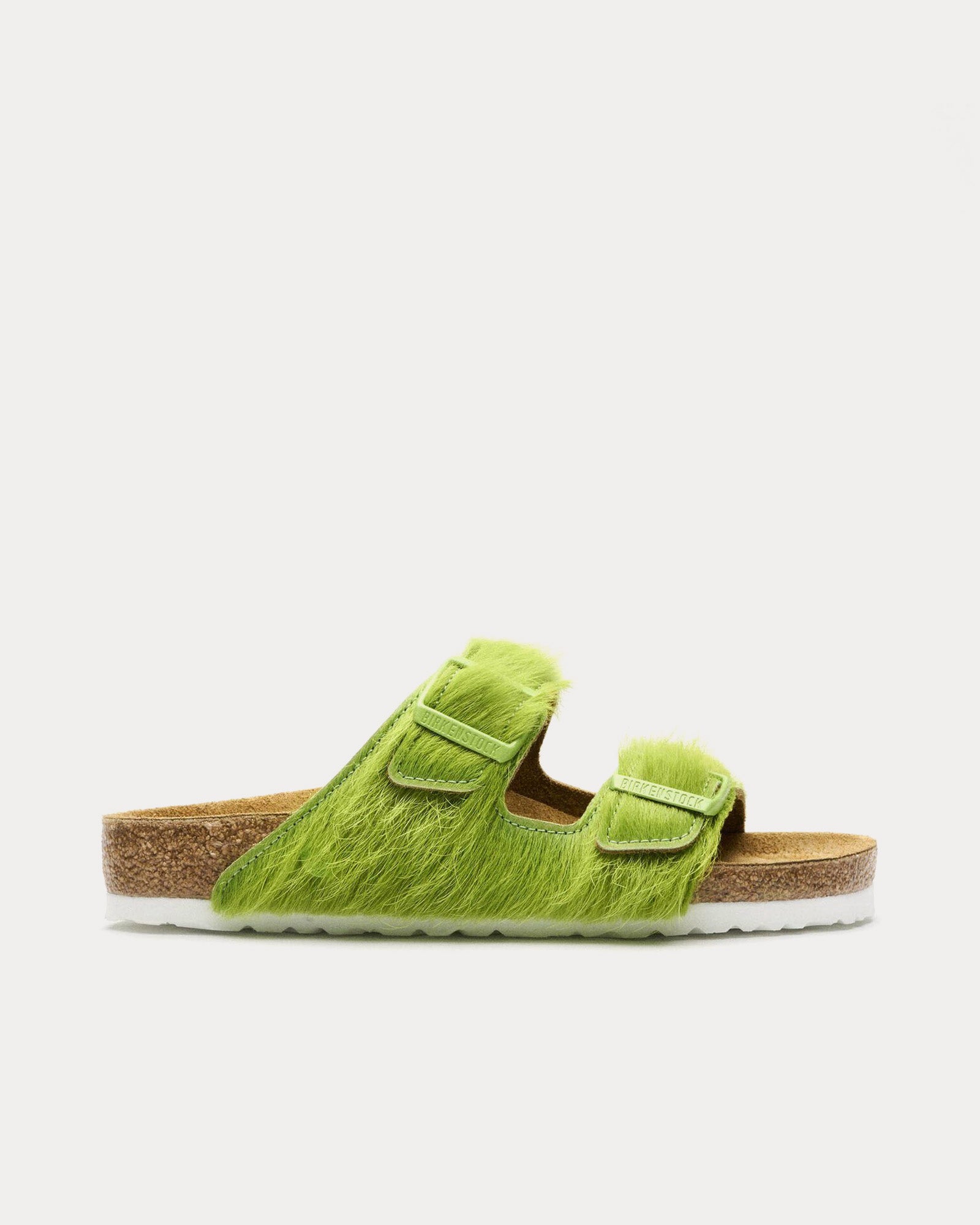 Birkenstock x Concepts 1774 Arizona Fur Lime Green Sandals - 1