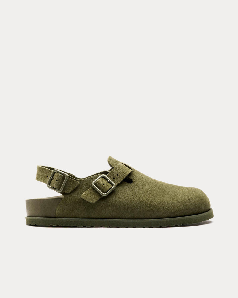 Birkenstock 1774 IV Tokio Moss Green Clogs - 1