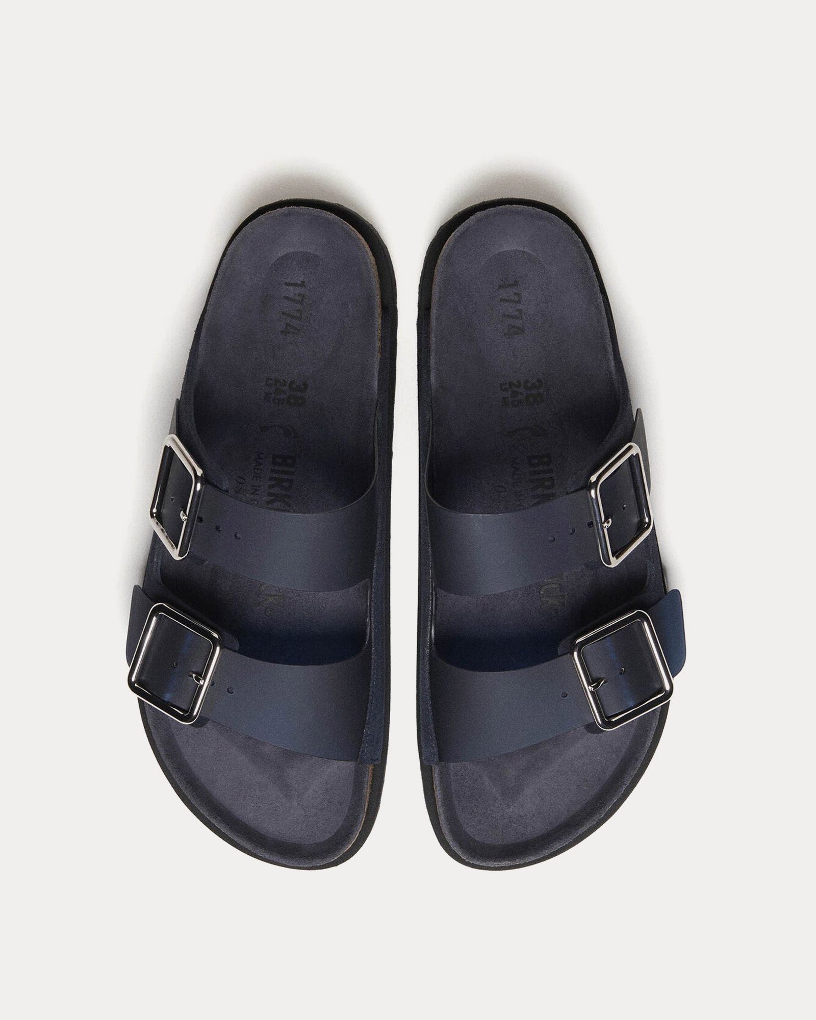 Birkenstock 1774 Arizona Milky Dark Navy Sandals - 2