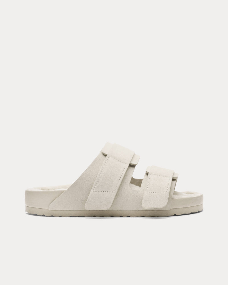 Birkenstock x Tekla Uji Shearling Powder Sandals - 1