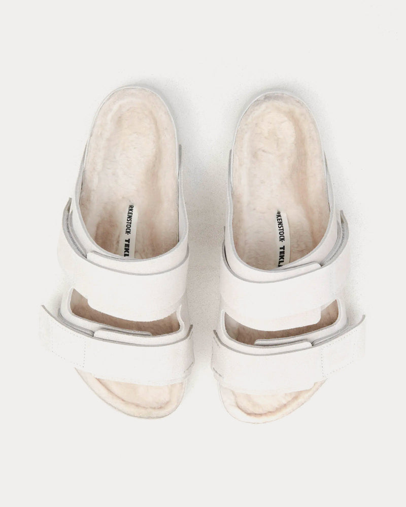 Birkenstock x Tekla Uji Shearling Powder Sandals - 2