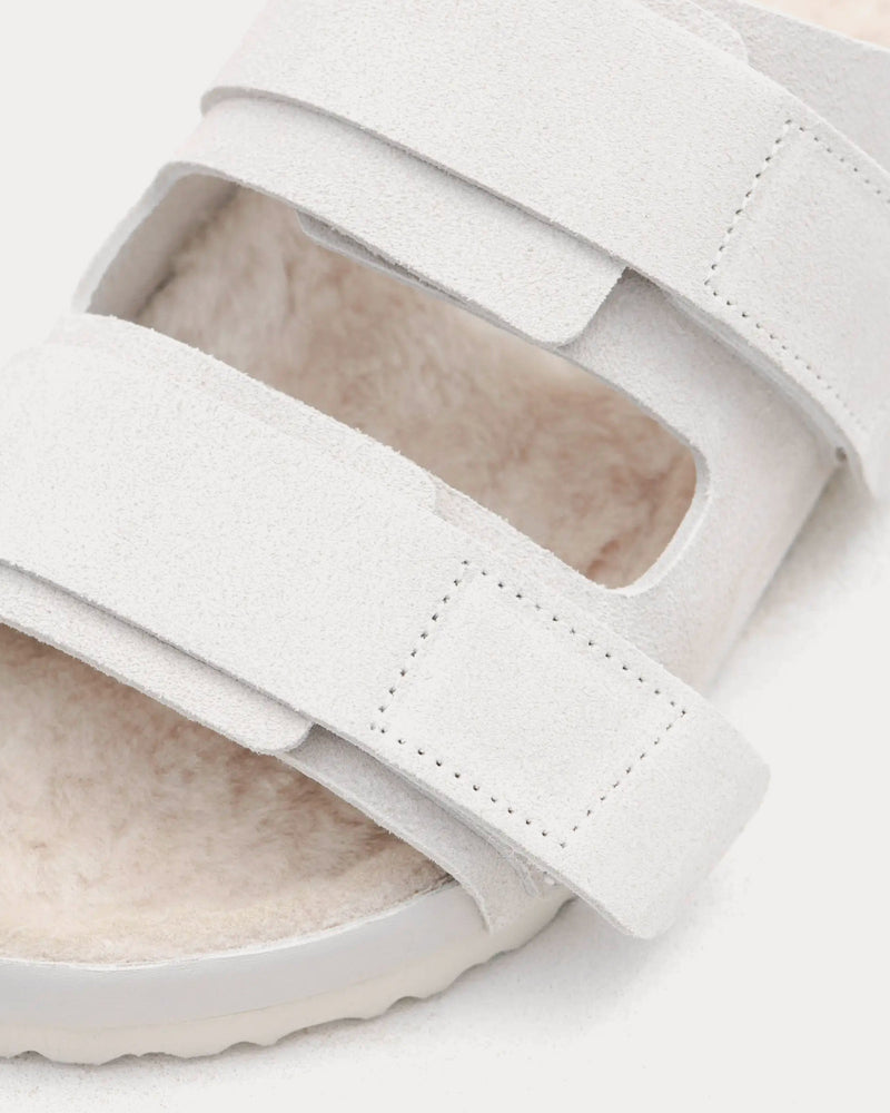 Birkenstock x Tekla Uji Shearling Powder Sandals - 3