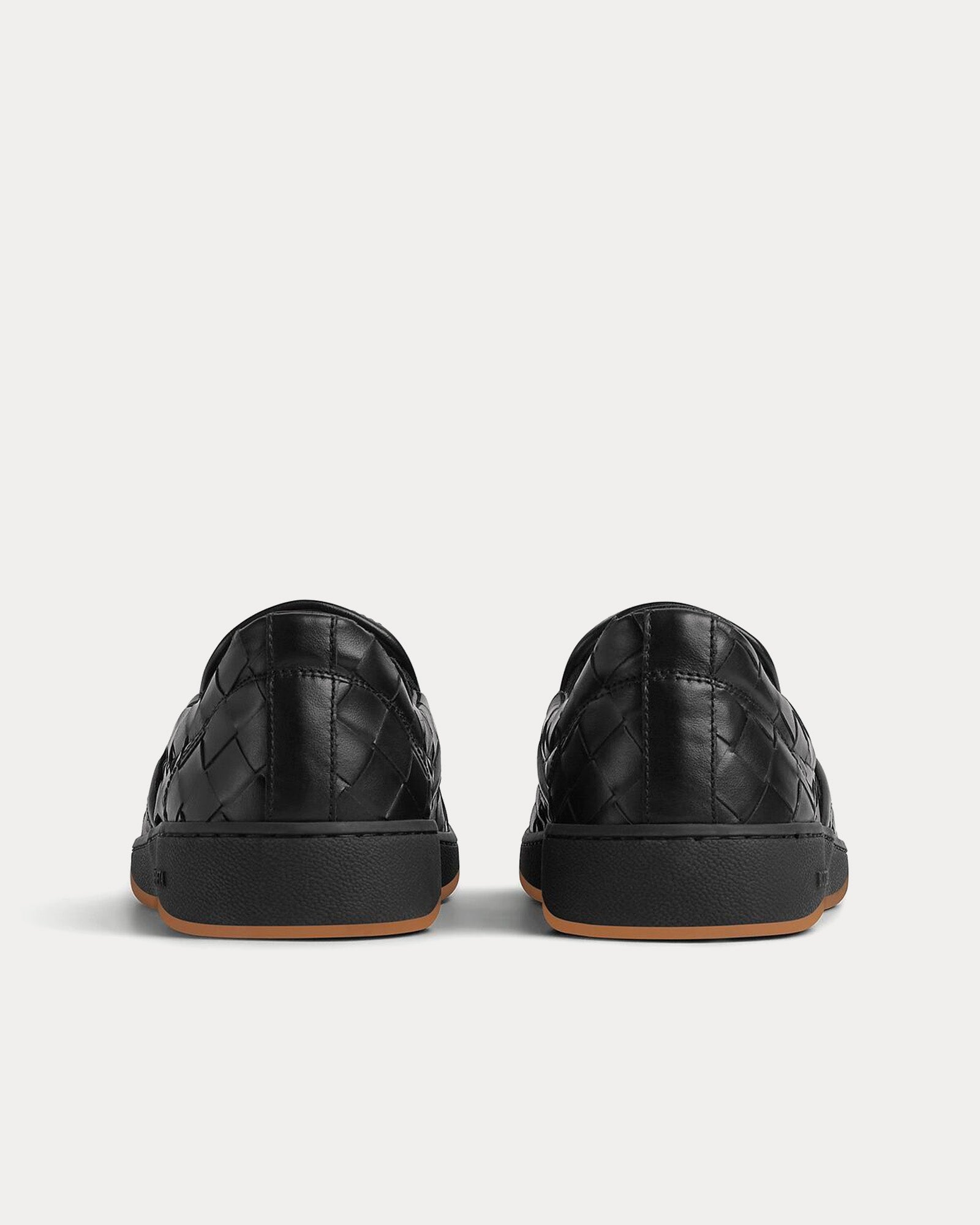 Bottega Veneta Sawyer Intrecciato Black Slip On Sneakers - 4