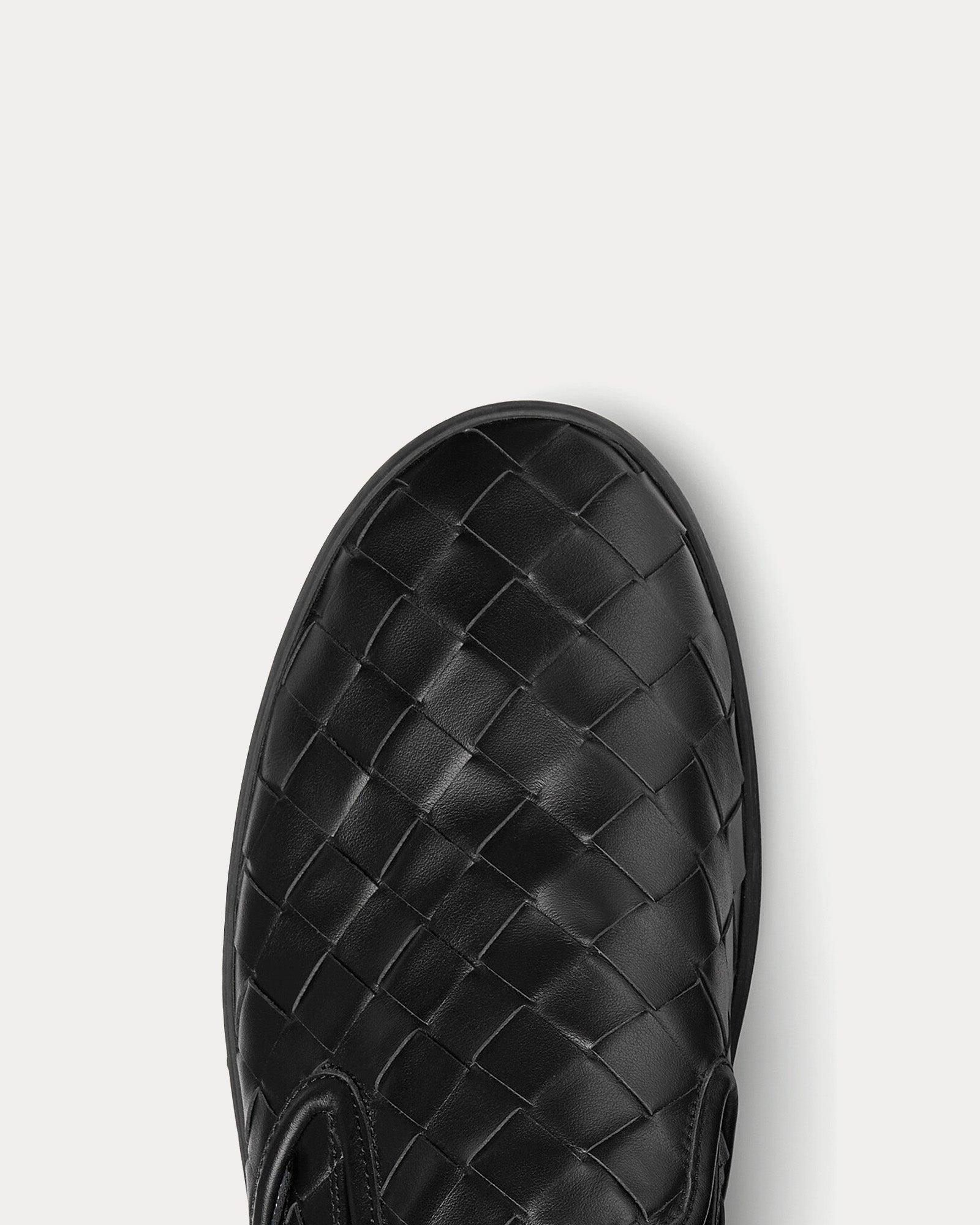 Bottega Veneta Sawyer Intrecciato Black Slip On Sneakers - 5