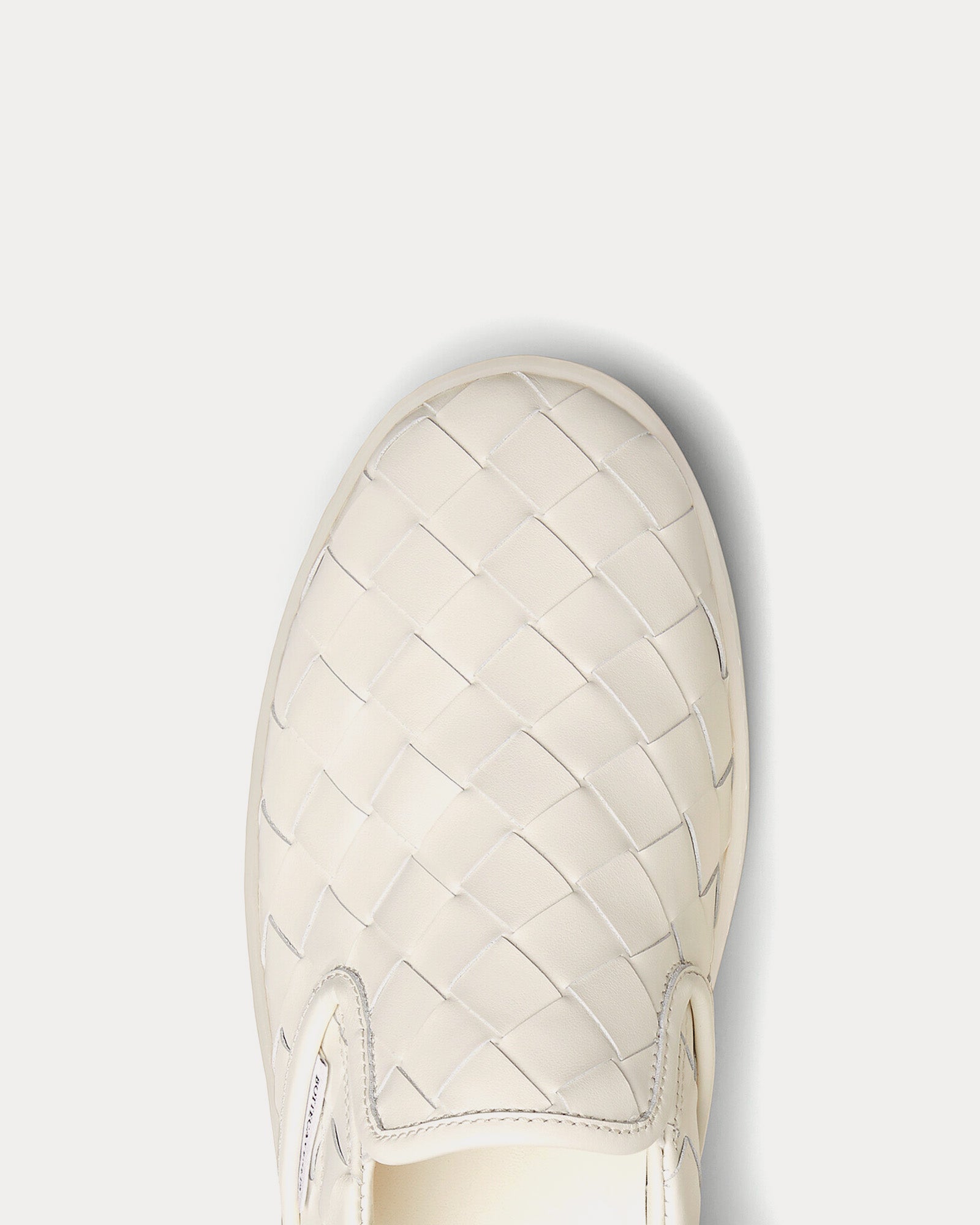 Bottega Veneta Sawyer Intrecciato White Slip On Sneakers - 5