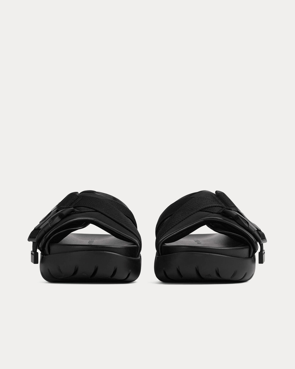 Bottega Veneta Snap Slide Black Sandals - 3