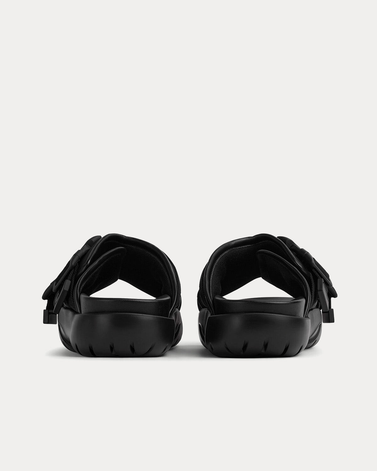 Bottega Veneta Snap Slide Black Sandals - 4