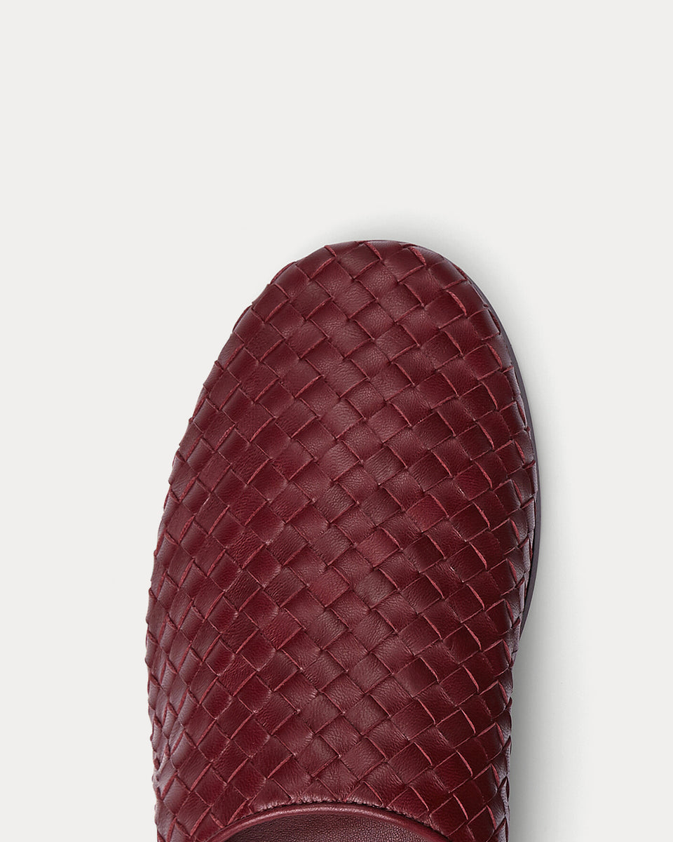 Bottega Veneta Sunday Slipper Merlot Slip Ons - Sneak in Peace