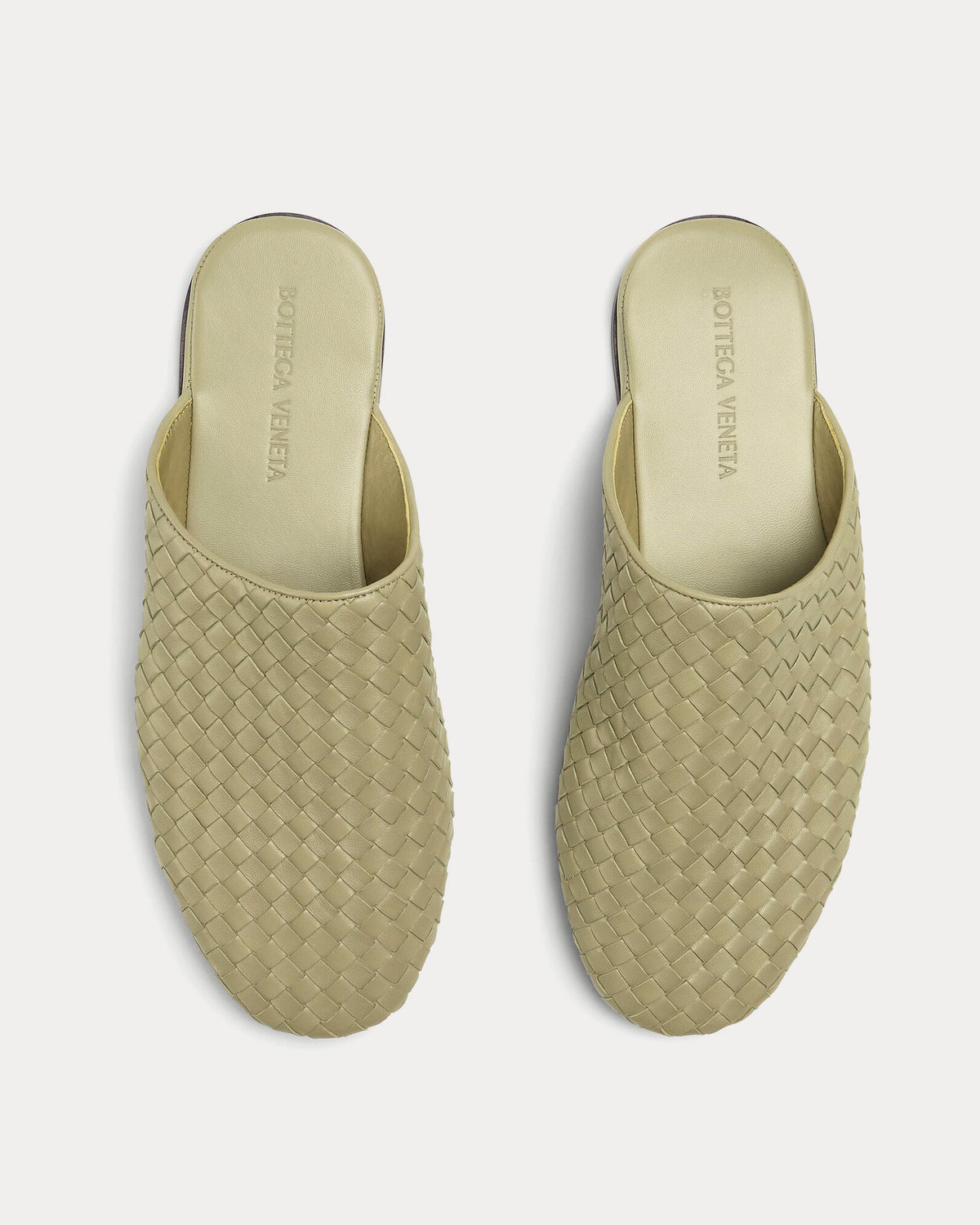 Bottega Veneta Sunday Slipper Travertine Slip Ons - Sneak in Peace