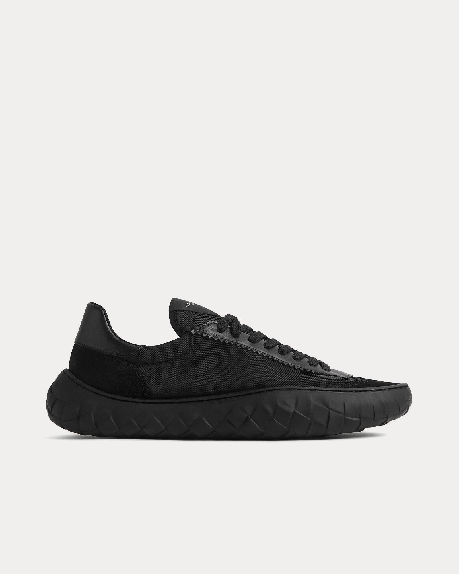 Bottega Veneta Apollo Black Low Top Sneakers - 1