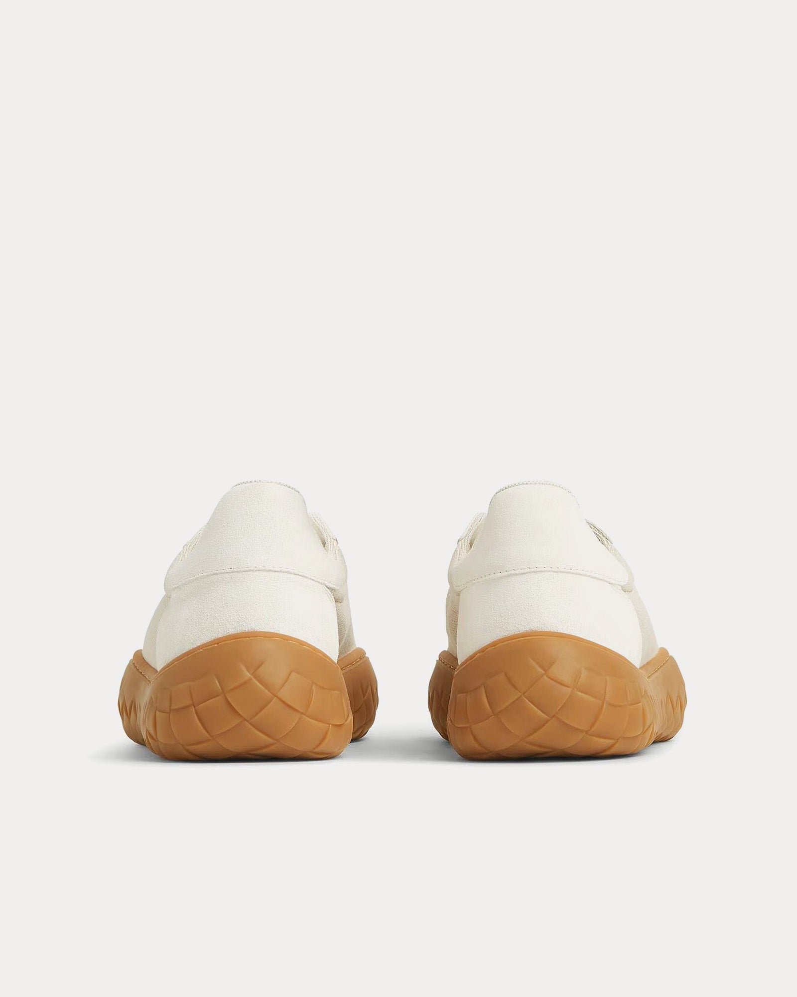 Bottega Veneta Apollo White / Rubber Band Low Top Sneakers - 3