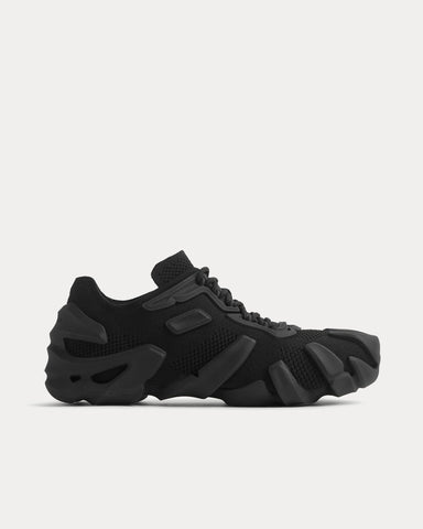 Bottega Veneta Flex Technical Knit Black Low Top Sneakers