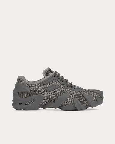 Bottega Veneta Flex Technical Knit Grey Low Top Sneakers