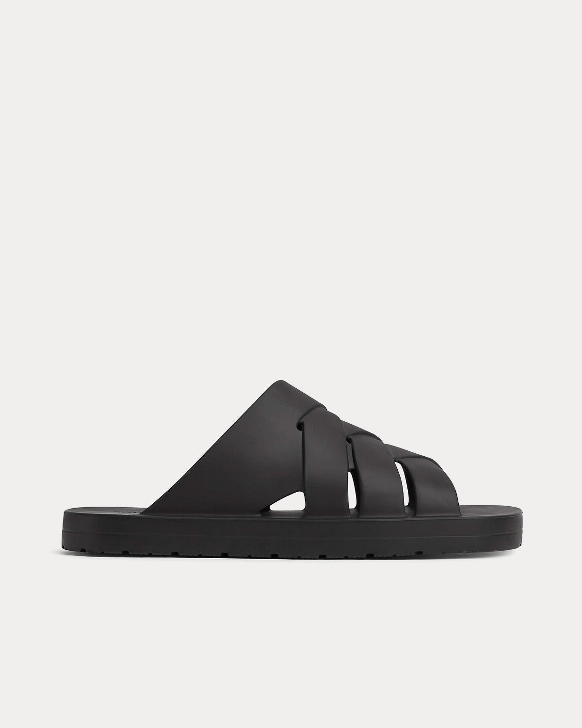 Bottega Veneta Flintstone Black Mules - 1