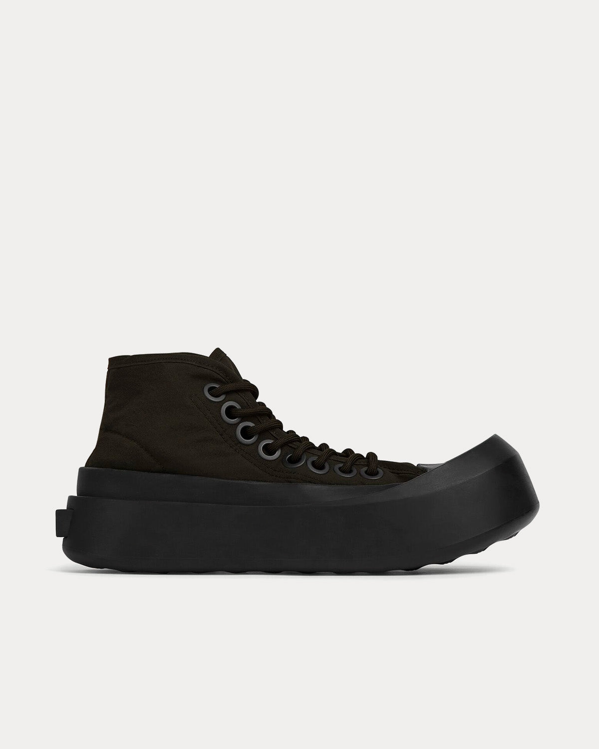 Bottega Veneta Jumbo Black High Top Sneakers - 1