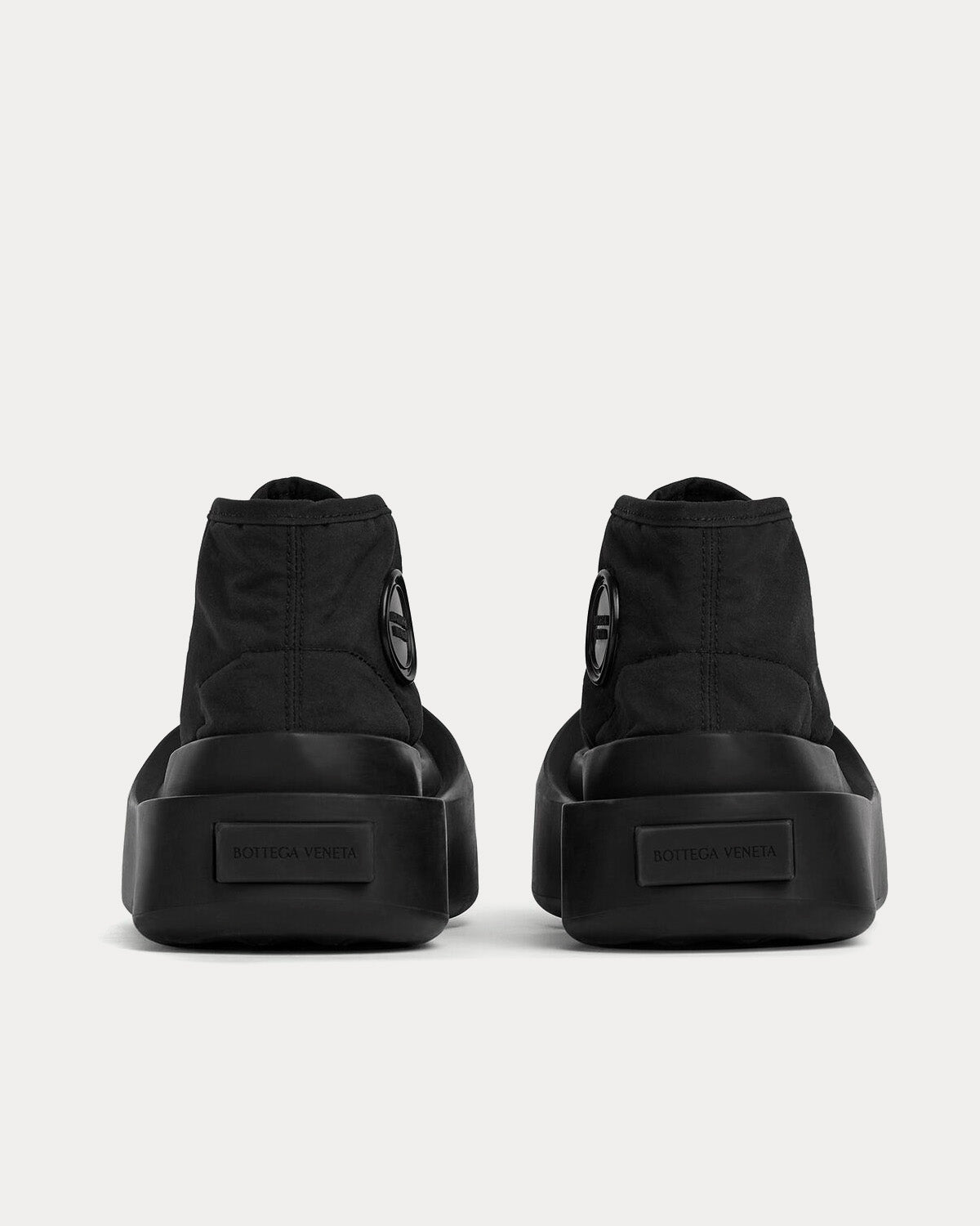 Bottega Veneta Jumbo Black High Top Sneakers - 4