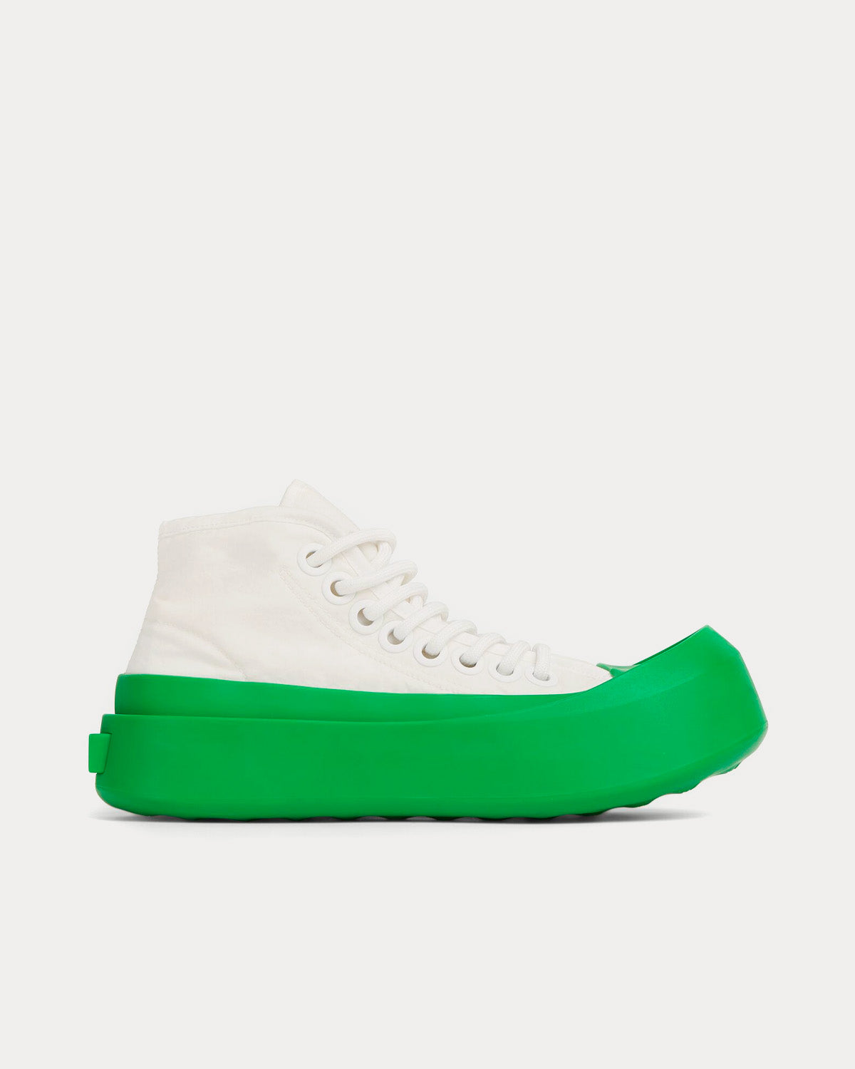 Bottega Veneta Jumbo Optic White / Parakeet High Top Sneakers - 1