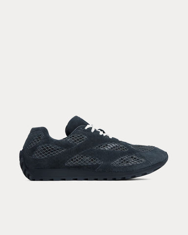 Bottega Veneta Orbit Suede & Mesh Shadow Low Top Sneakers