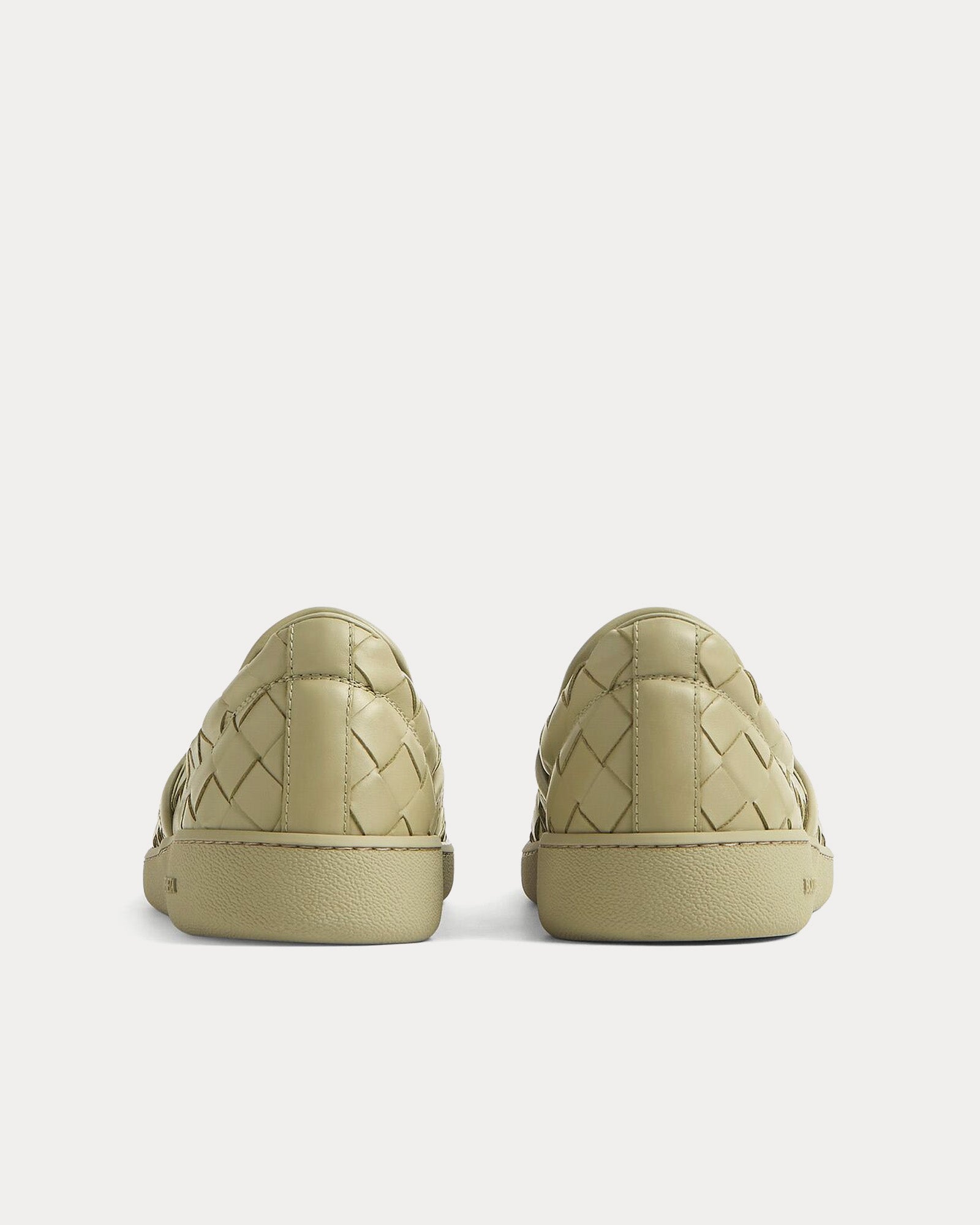 Bottega Veneta Sawyer Intrecciato Travertine Slip On Sneakers - 3