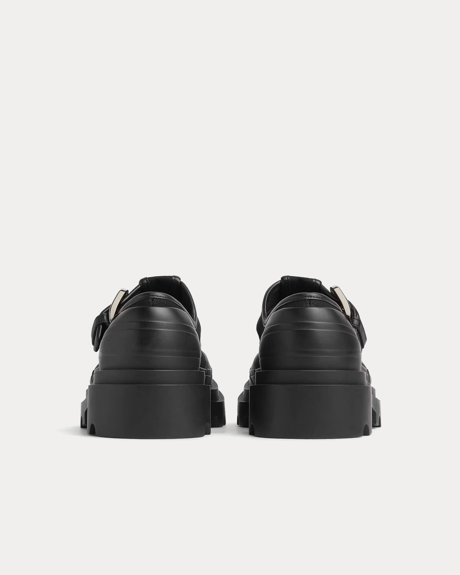 Bottega Veneta Trek Mary-Jane Black Slip Ons - 3