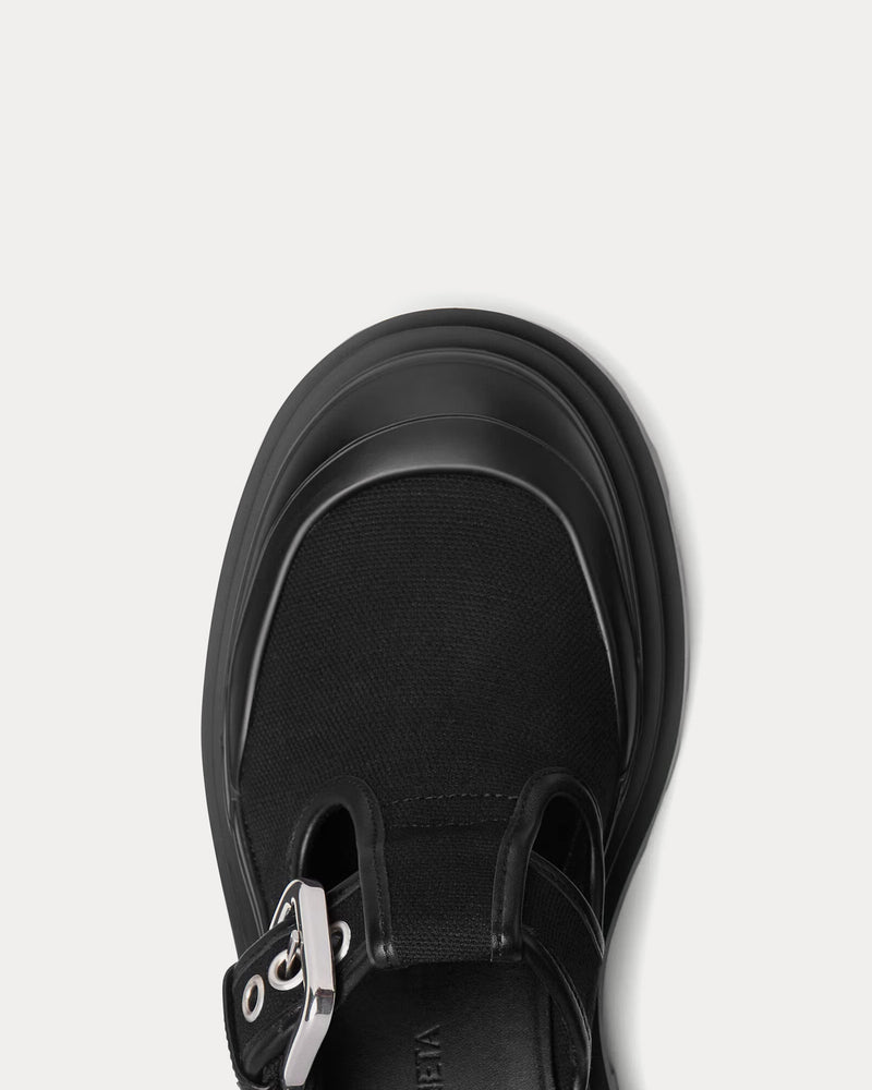 Bottega Veneta Trek Mary-Jane Black Slip Ons - 4