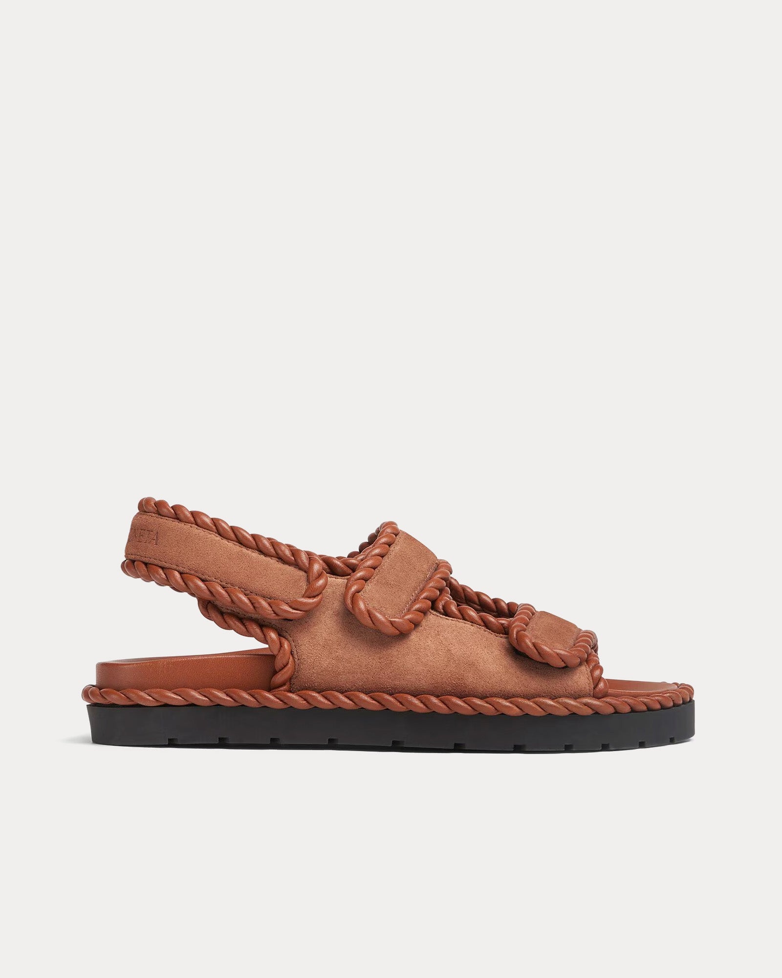 Bottega Veneta Jack Flat Caramel Sandals - 1