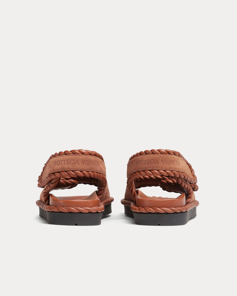 Bottega Veneta Jack Flat Caramel Sandals - 3