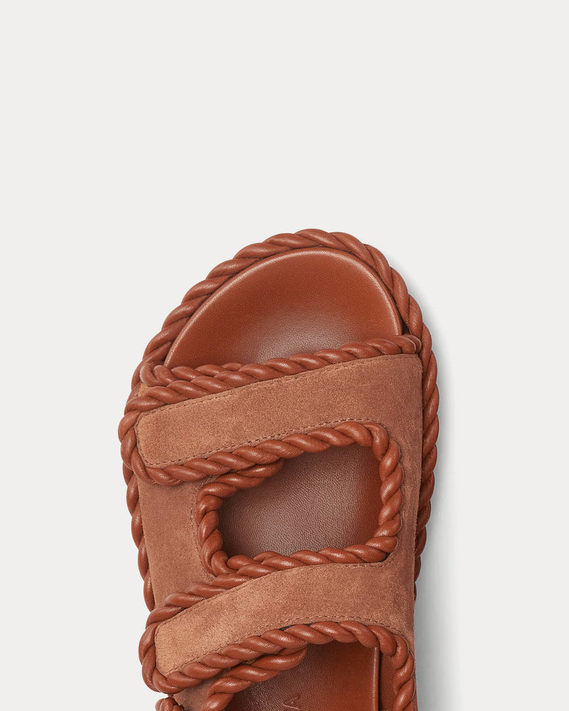 Bottega Veneta Jack Flat Caramel Sandals - 4