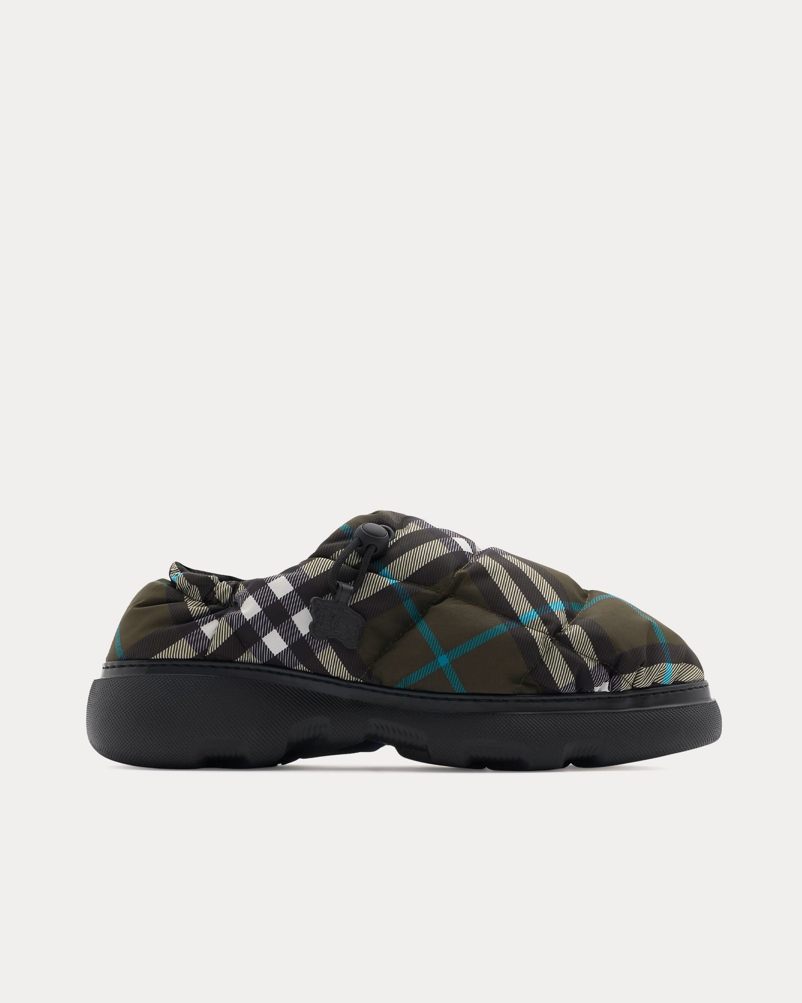 Burberry Check Pillow Nylon Blend Snug Mules - 1