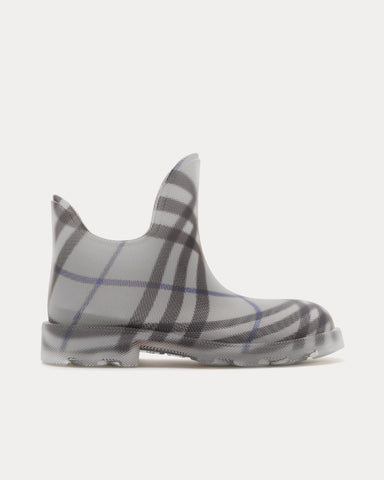 Burberry Check Rubber Marsh Lichen Low Boots