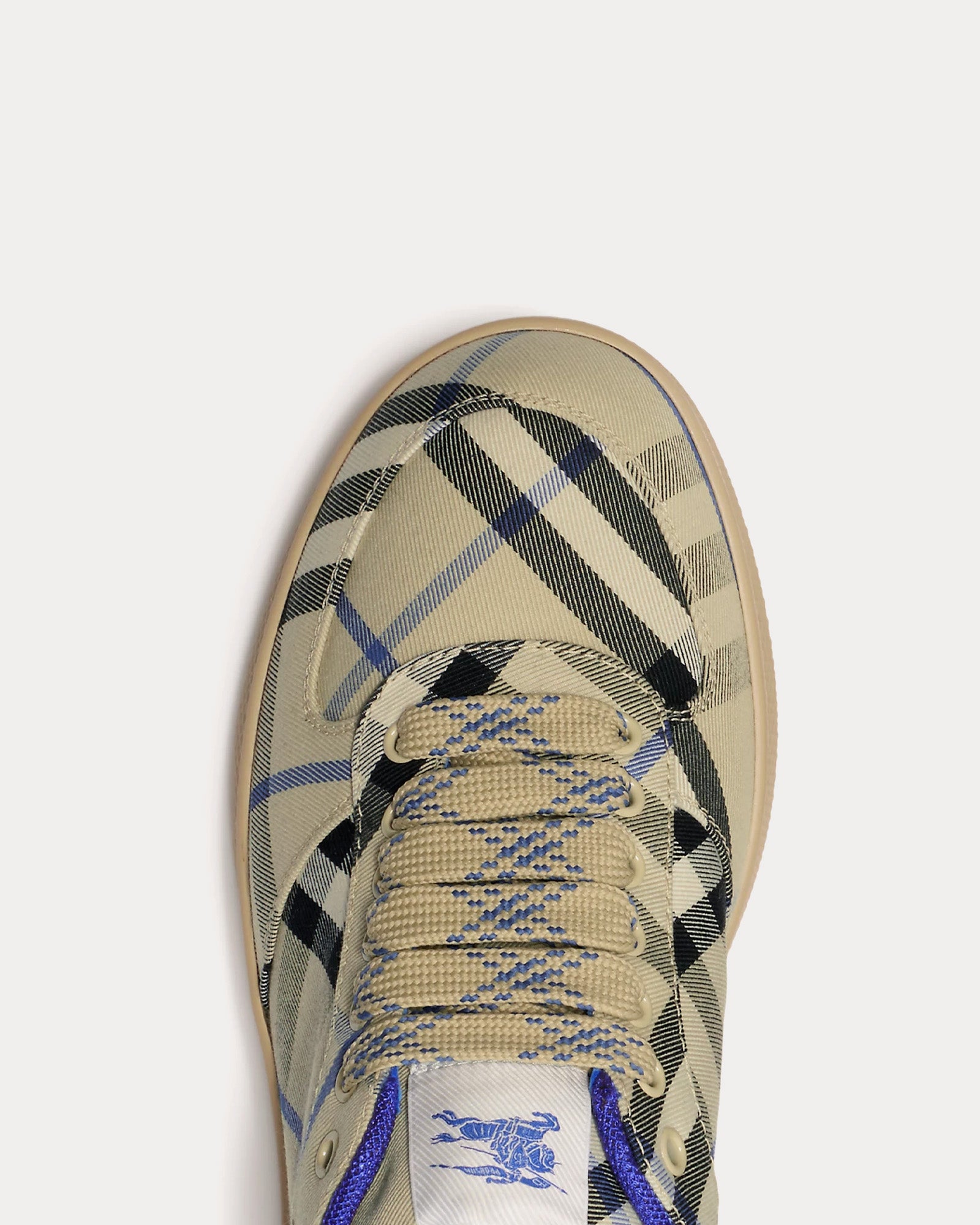 Burberry Check Terrace Lichen Low Top Sneakers - 4