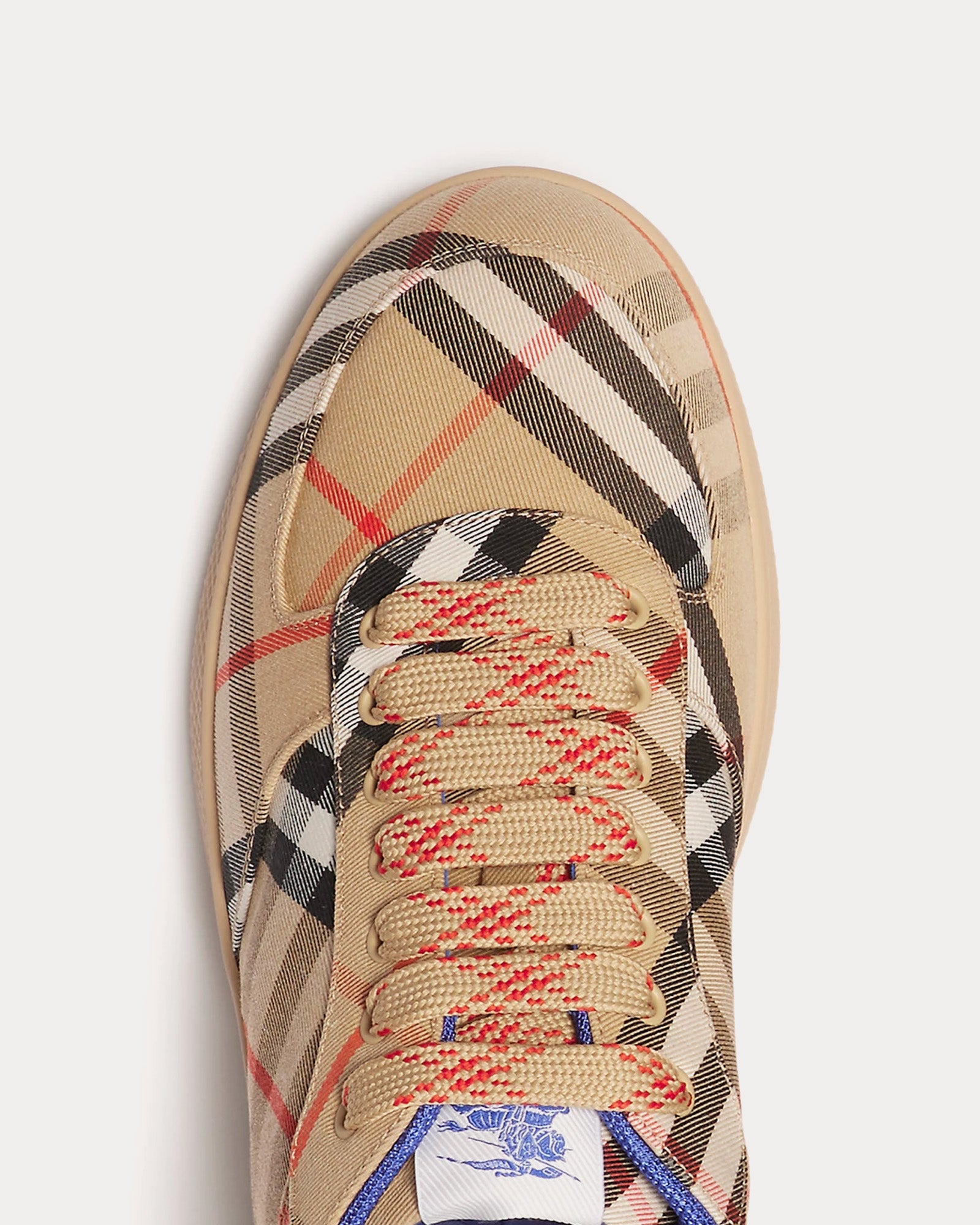 Burberry Check Terrace Sand Low Top Sneakers - 4