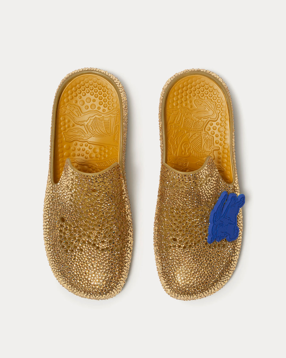 Burberry Crystal Stingray Amber / Topaz Clogs - Sneak in Peace