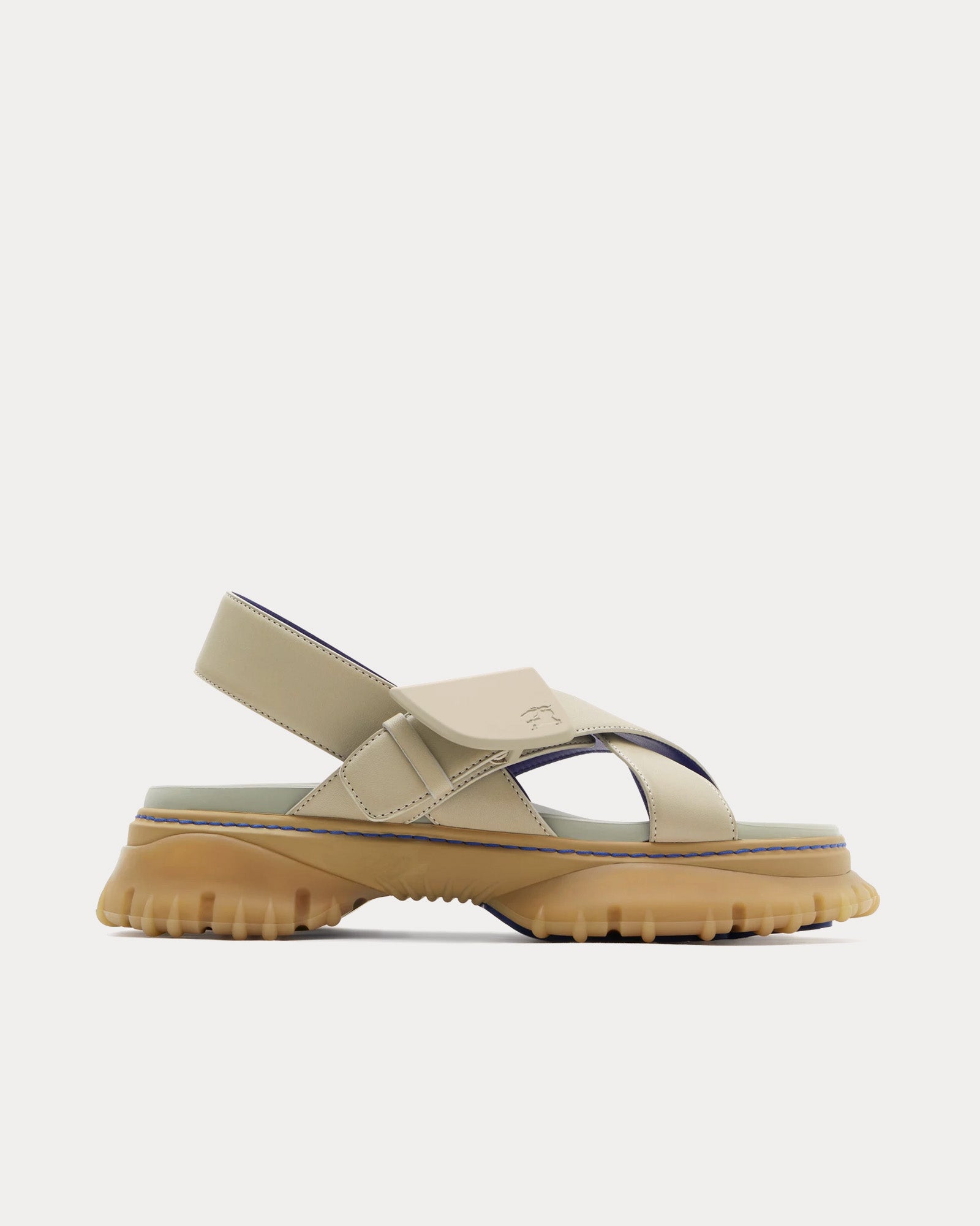 Burberry Pebble Leather Soap Sandals - 1