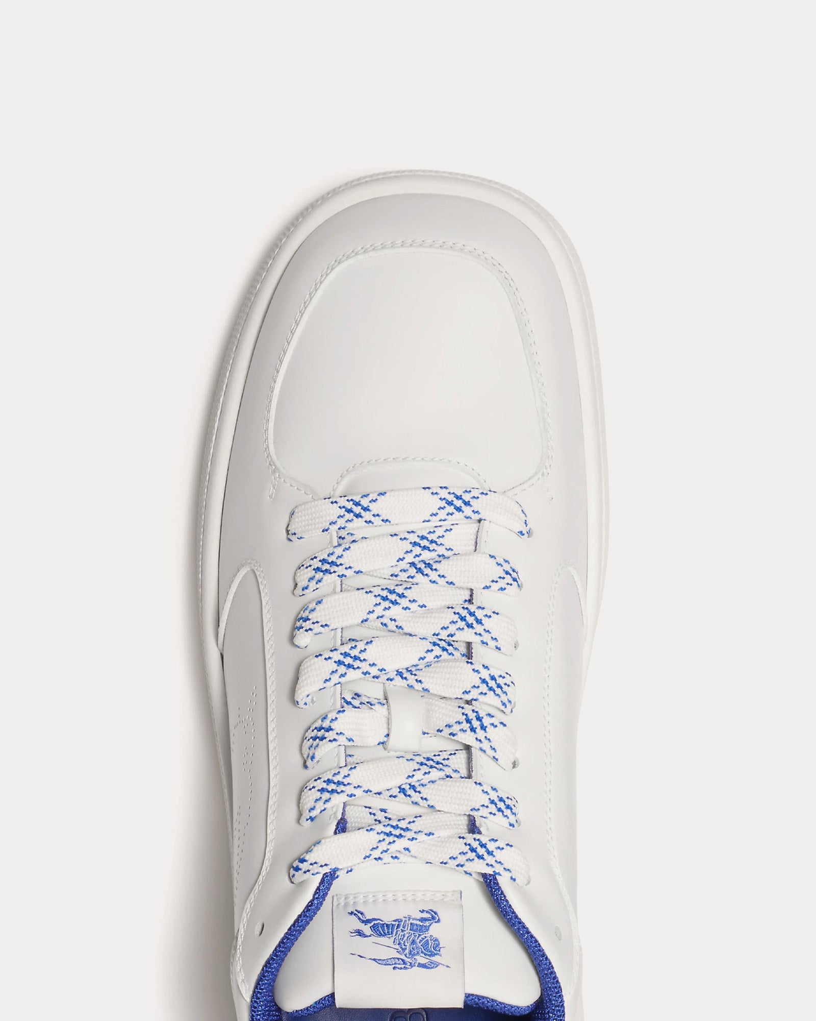 Burberry Stock Leather White Low Top Sneakers - 5