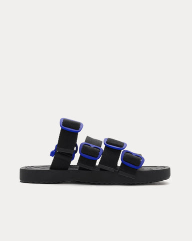 Burberry Nylon Strap Black Sandals