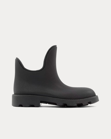 Burberry Rubber Marsh Black Low Boots