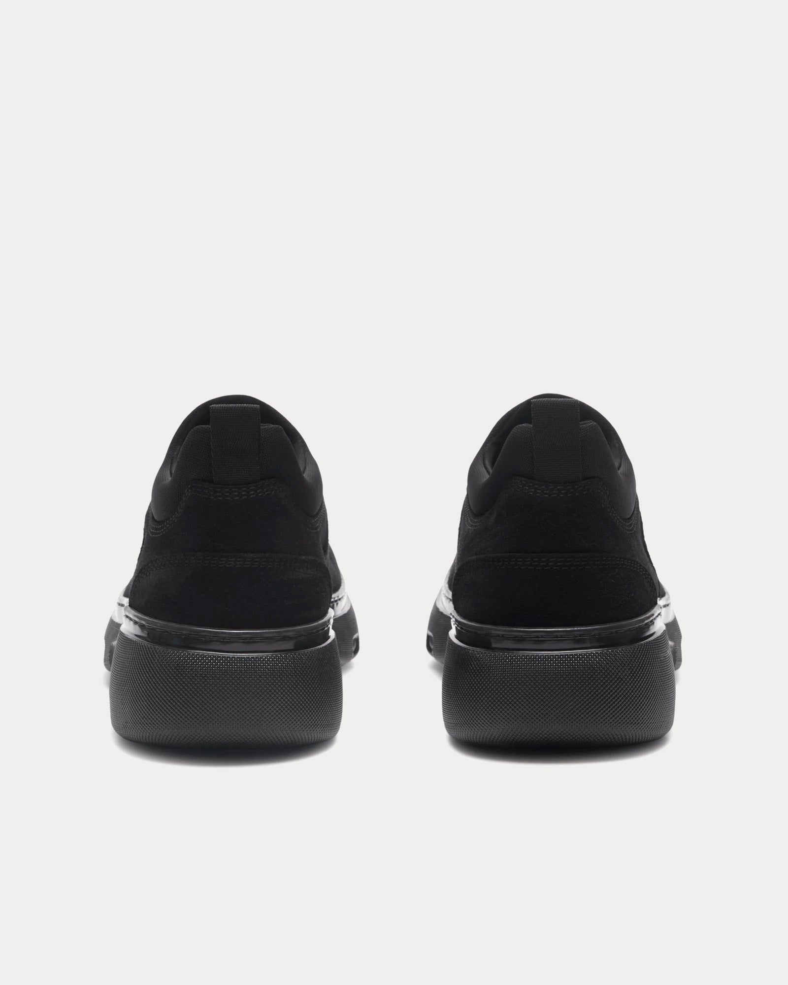 Burberry Foam Suede Black Slip On Sneakers - 3